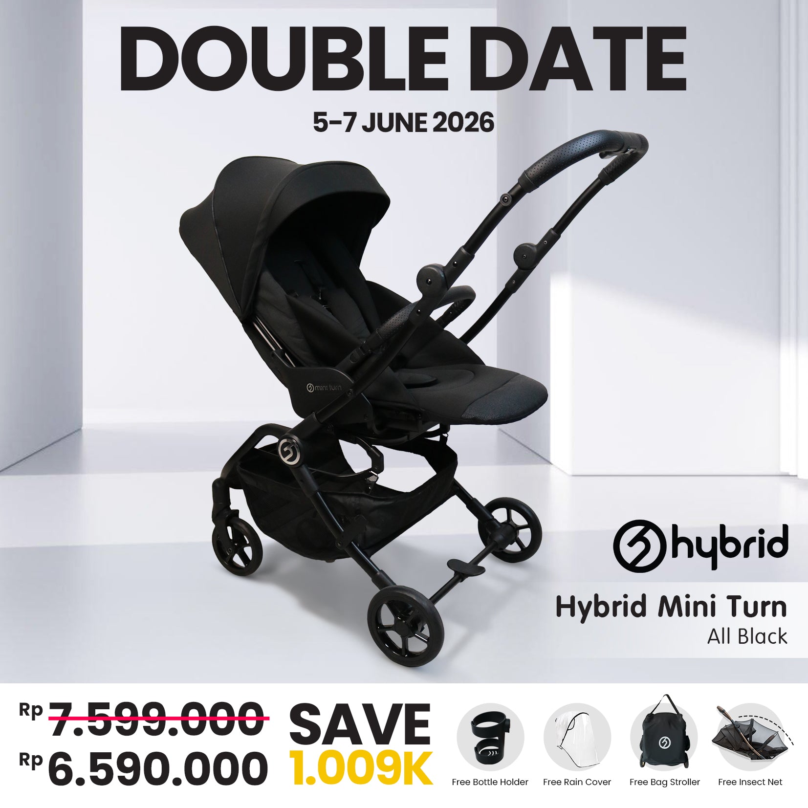 Hybrid Mini Turn Black